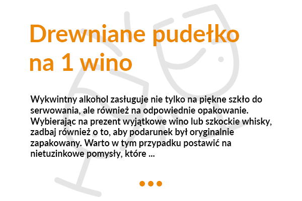 drewniane pudelko na wino